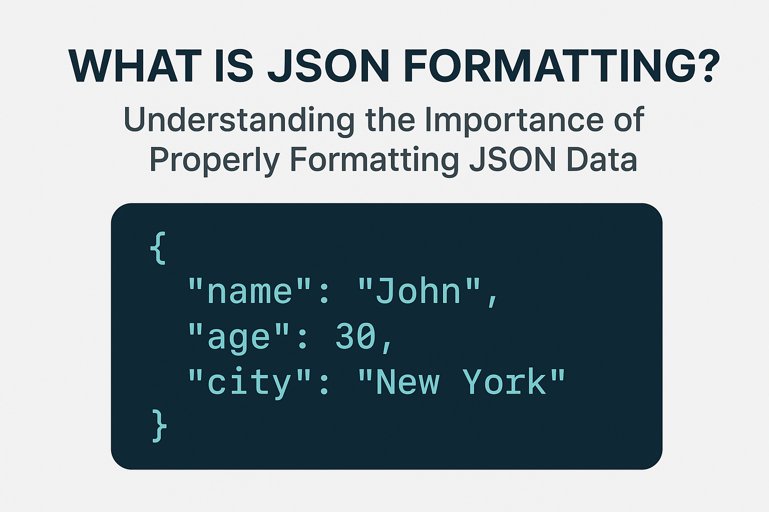 What Is JSON Formatting, Rapidfreeformatter.com, Rapid Free Formatter