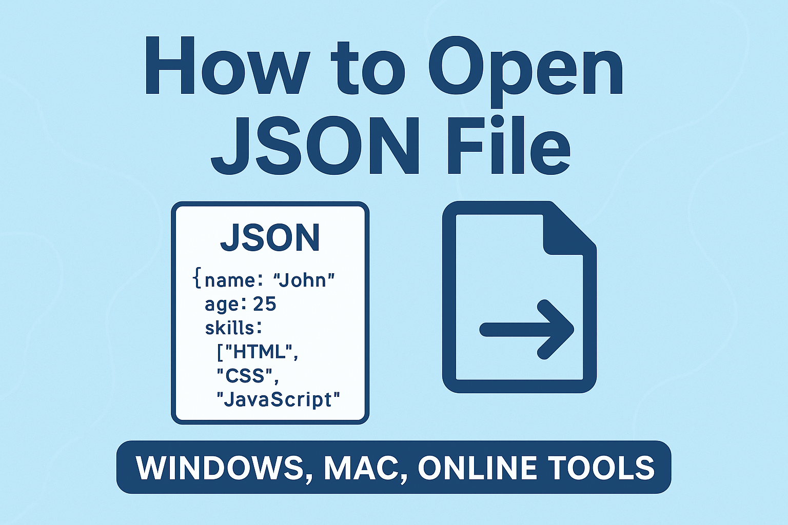 How to Open JSON File (Fast & Easy Guide for Windows, Mac, Online Tools, Rapid Free Formatter, Rapidfreeformatter.com