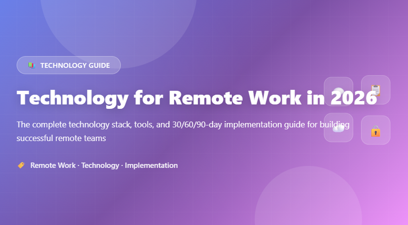 Technology for Remote Work, Rapid Free Formatter, rapidfreeformatter.com